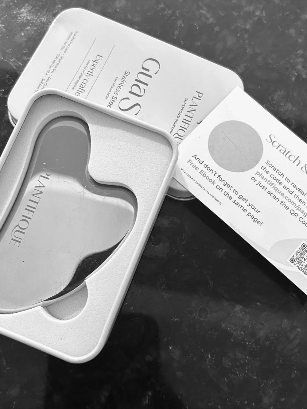 Plantifique Stainless Steel Gua Sha – Like New, In Tin.